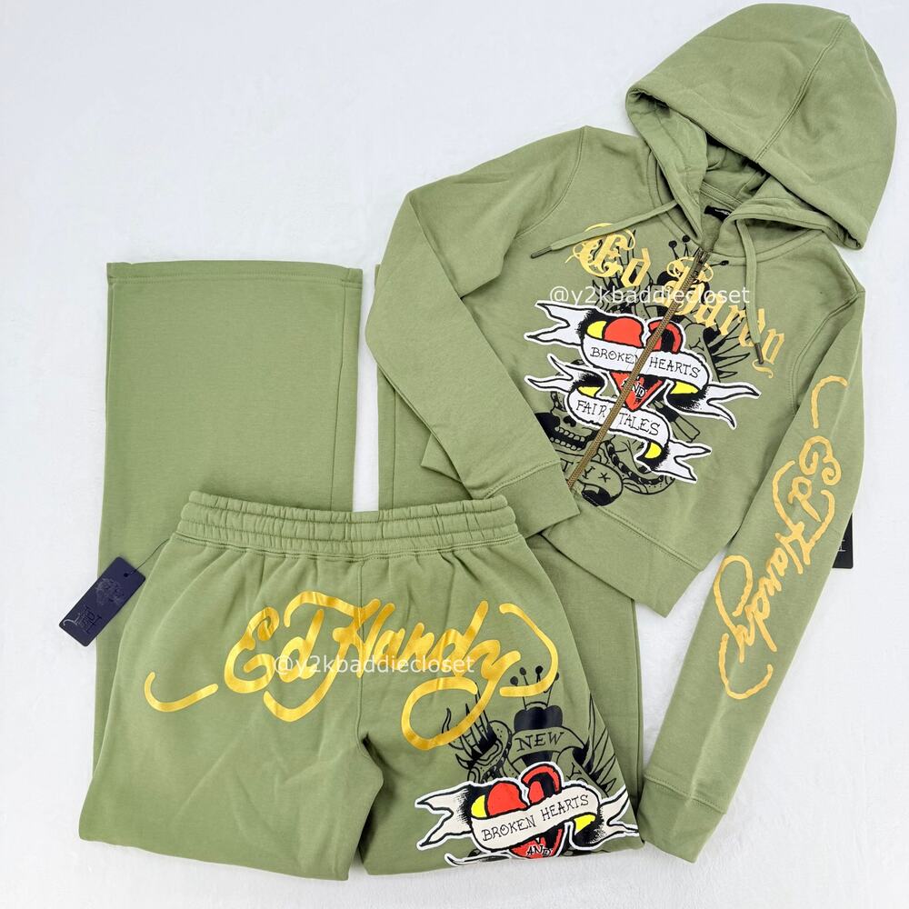 Ed Hardy Tracksuit (Size S)